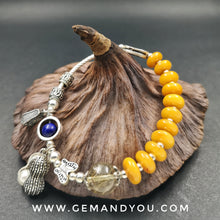 Load image into Gallery viewer, Amber Elastic Bracelet 9mm
