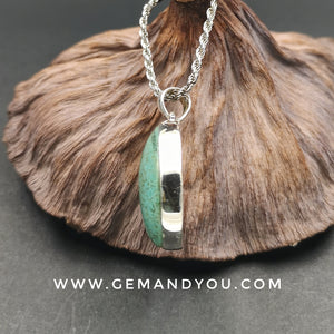 Green Turqoise Pendant 25mm*20mm*8mm