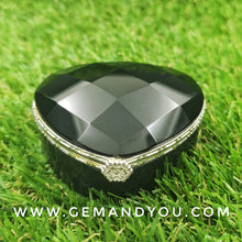 Load image into Gallery viewer, Black Obsidian Box Heart Shape 64mm*58mm*30mm