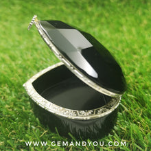 Load image into Gallery viewer, Black Obsidian Box Heart Shape 64mm*58mm*30mm