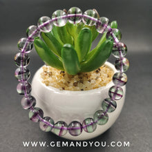 Load image into Gallery viewer, Multi-Coloured Fluorite Bracelet 8mm