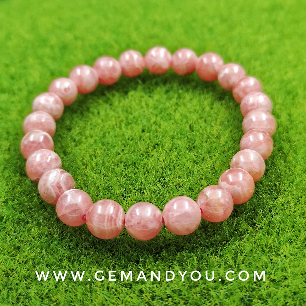 Rhodocrosite Bracelet 8mm