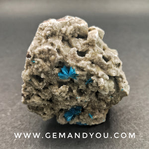 Cavansite/Cavancite Raw Mineral Specimen 55mm*52mm*24mm