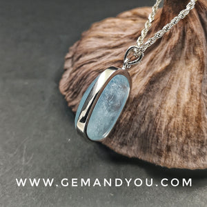 Aquamarine Pendant 26mm*21mm*9mm