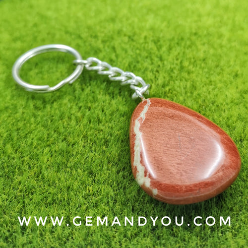 Red Jasper Key Chain 37mm*29mm*9mm