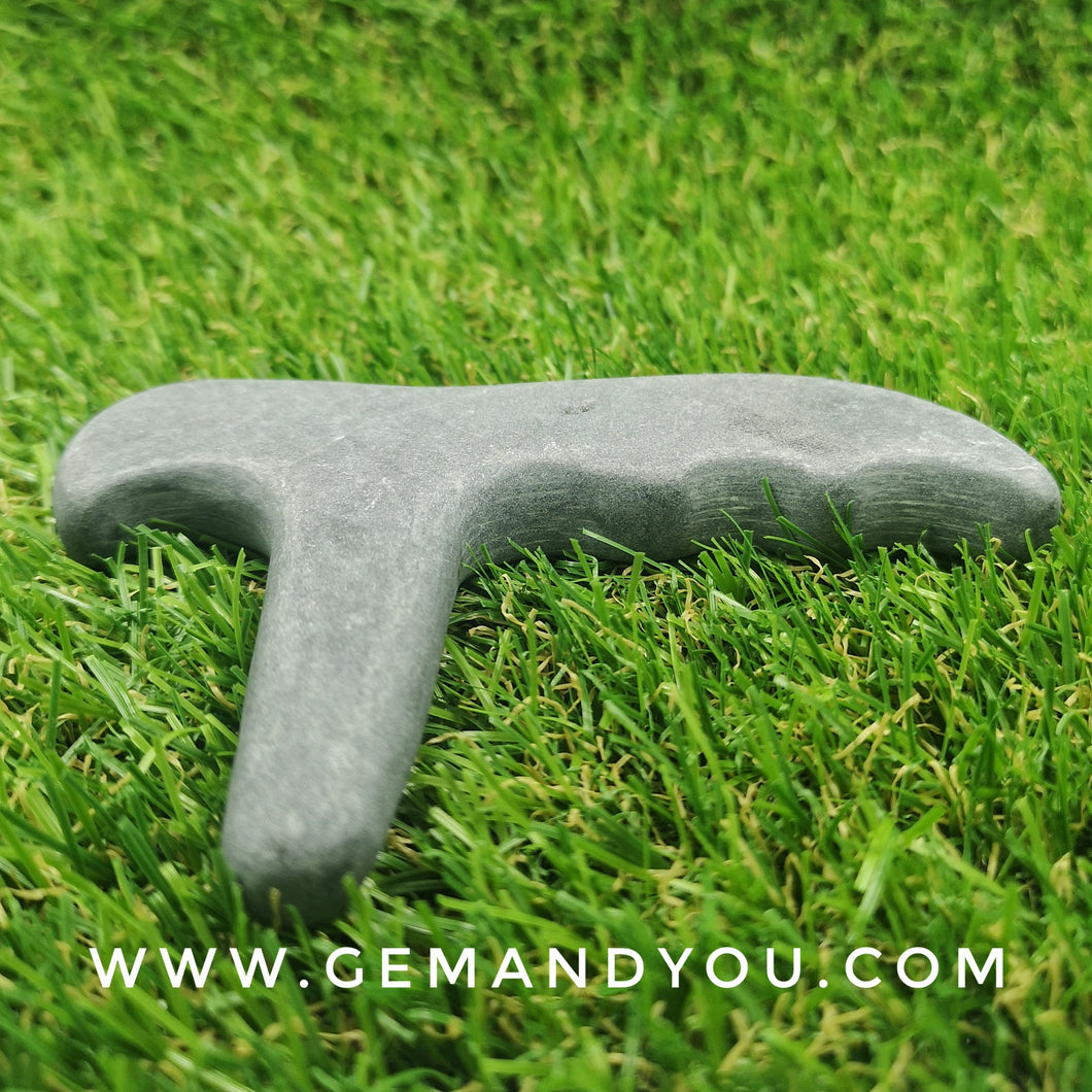 Bian Stone Massage Tool/ Massage Wand T shape 113mm*85mm*12mm