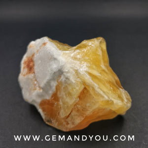 Orange Calcite (Mexico) Raw 78mm*47mm*36mm