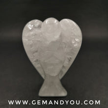 Load image into Gallery viewer, Clear Quartz Carving Angel (H: 3&quot;=76mm)