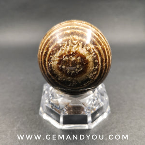 Brown Aragonite Ball Sphere 50mm