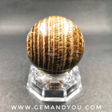 Load image into Gallery viewer, Brown Aragonite Ball Sphere 50mm