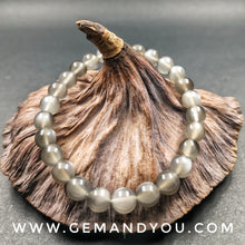 Load image into Gallery viewer, Black Moon Stone Bracelet 7mm