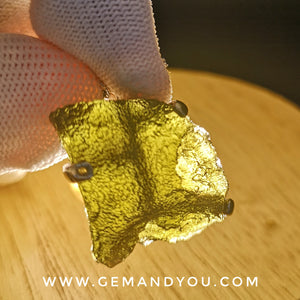 Moldavite Pendant 26mm*26mm*9mm