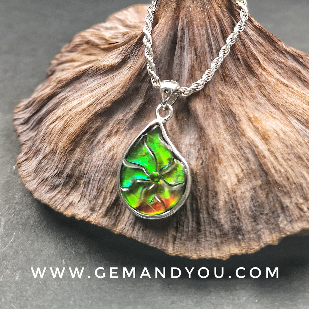 Ammolite Pendant 20mm*16mm*4mm
