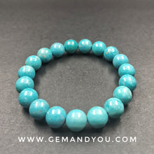 Load image into Gallery viewer, Blue Turqoise Bracelet 10mm
