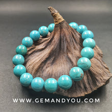 Load image into Gallery viewer, Blue Turqoise Bracelet 10mm