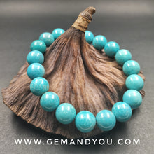 Load image into Gallery viewer, Blue Turqoise Bracelet 10mm