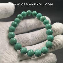Load image into Gallery viewer, Green Turqoise Bracelet 9mm