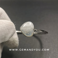 Load image into Gallery viewer, Amethyst &amp; Moonstone Bangle