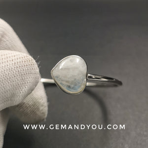Amethyst & Moonstone Bangle