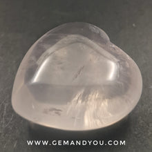 Load image into Gallery viewer, Icy Rose Quartz Carving Heart 45mm*43mm*22mm