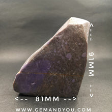 Load image into Gallery viewer, Sugilite Slice Polished 91mm*81mm*19mm