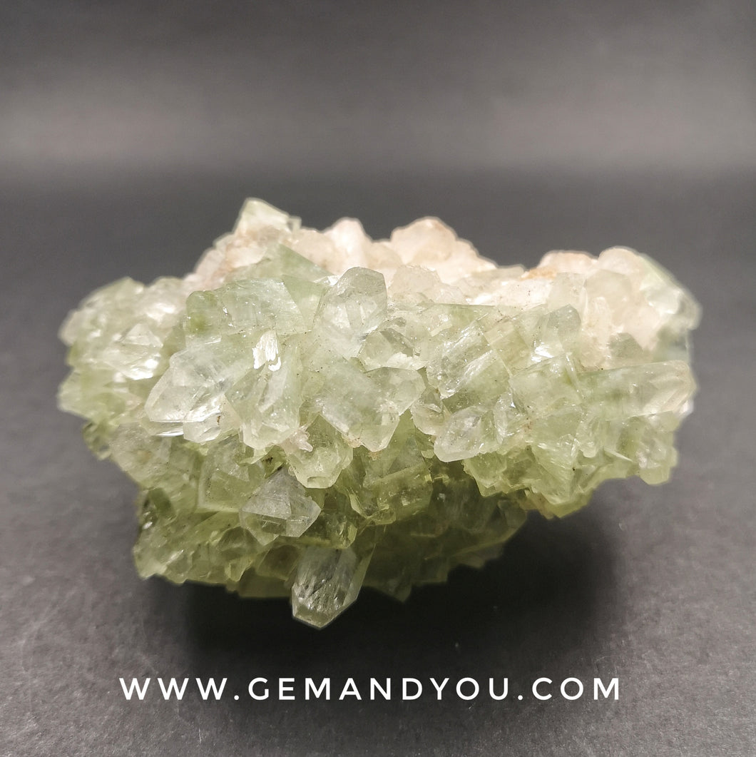 Green Apophylite Raw Mineral Specimen 84mm*50mm*42mm