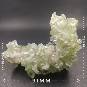 Green Apophylite Raw Specimen Mineral 91mm*72mm*30mm