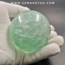 Load image into Gallery viewer, Green Fluorite Ball/Sphere D:62mm