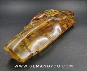 Amber Polished 183mm*73mm*30mm 191gram