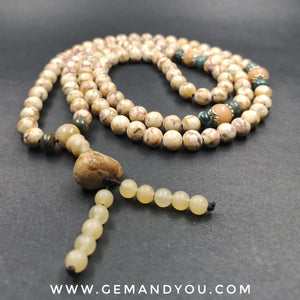 Powerful Energy SamRoiYod 8mm108-beads Necklace 龙宫舍利