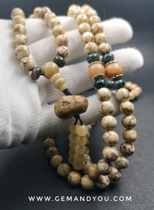 Powerful Energy SamRoiYod 8mm108-beads Necklace 龙宫舍利