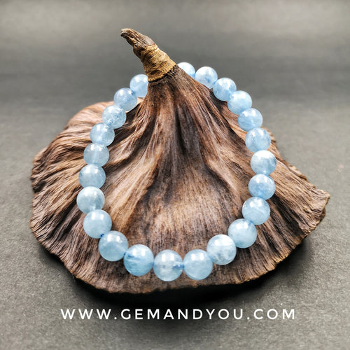 Aquamarine Bracelet 7mm