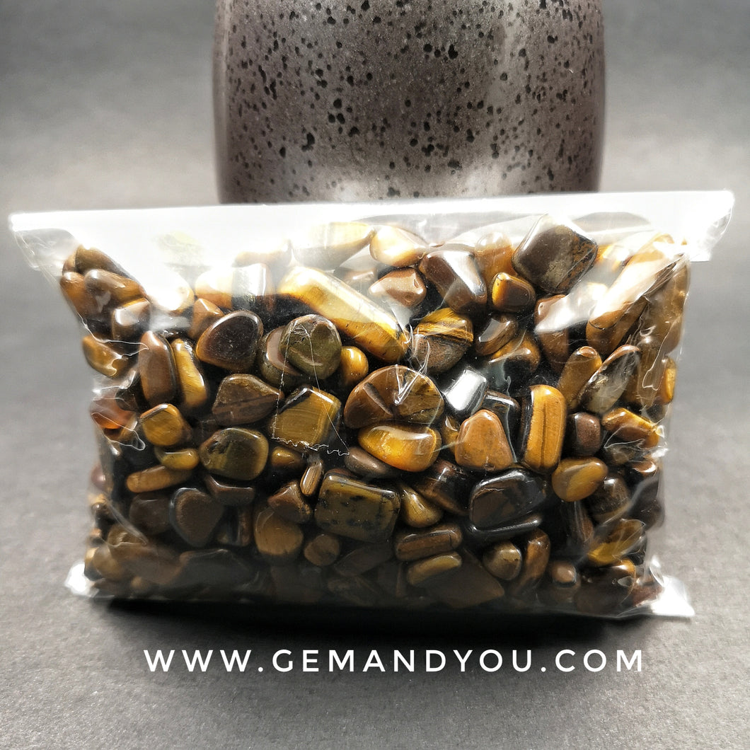 Yellow Tiger Eye Chips PolishedPack (200 gram)