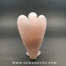 Load image into Gallery viewer, Rose Quartz Carved Angel 3&quot;