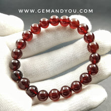 Load image into Gallery viewer, Red Garnet Bracelet 8mm