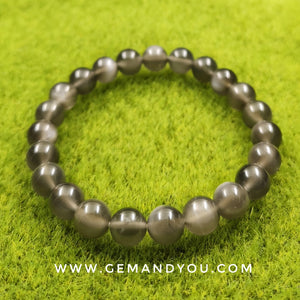 Black Moon Stone Bracelet 8mm