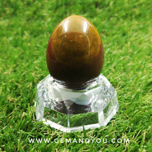 Load image into Gallery viewer, Blood Stone Carved Egg 45mm*35mm