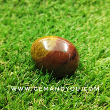 Load image into Gallery viewer, Blood Stone Carved Egg 45mm*35mm
