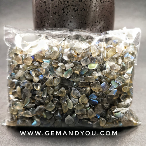 Labradorite Polished chips Pack (200grams Per Pack)
