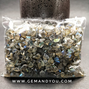 Labradorite Polished chips Pack (200grams Per Pack)
