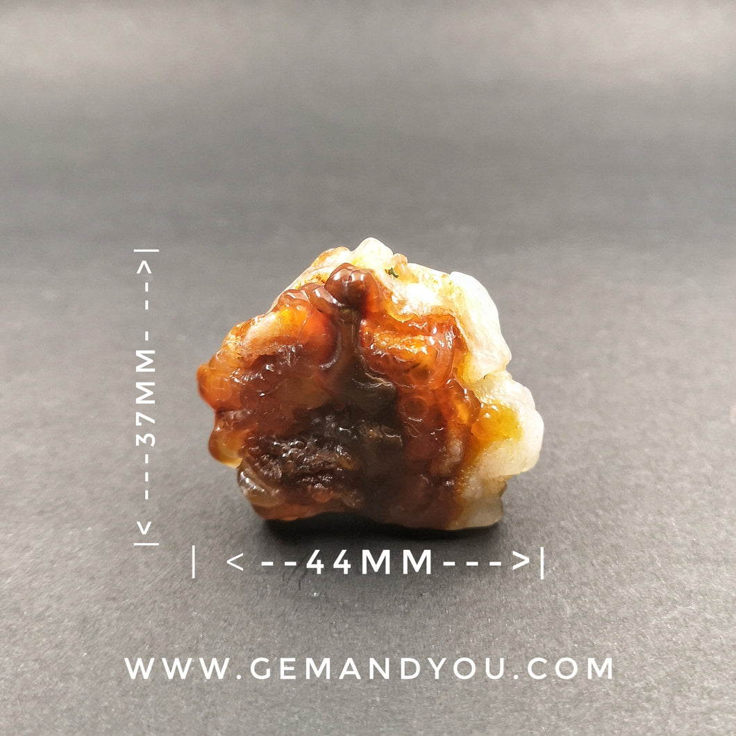 Fire Agate Raw 44mm*37mm*22mm