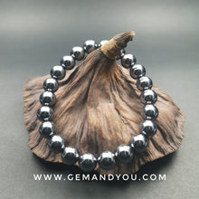 Load image into Gallery viewer, Terahertz Stone Bracelet 8mm Round