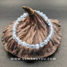 Load image into Gallery viewer, Aquamarine Bracelet 6mm