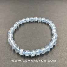 Load image into Gallery viewer, Aquamarine Bracelet 6mm