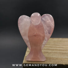Load image into Gallery viewer, Rose Quartz Carving Angel H:50mm=2inch