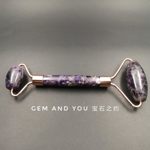 Amethyst massage roller/massage wand