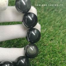 Load image into Gallery viewer, Rainbow Obsidian Bracelet 18mm