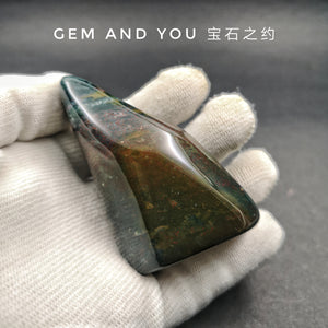 Blood Stone Polished 68mm*44mm*36mm