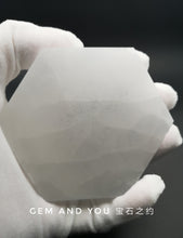 Load image into Gallery viewer, Selenite hexagon charging plate 9cm*7.7cm*1.5cm