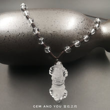 Load image into Gallery viewer, Clear Quartz Necklace-Vajra